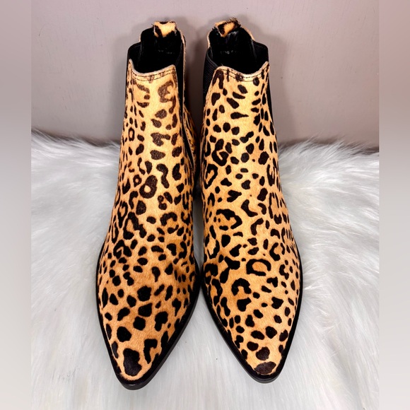 STEVE MADDEN Printed Calf Hair Booties - Picture 4 of 9